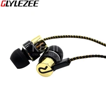 Mini Metal In-ear Cloth Line Earphone Wired Headset Earbuds Jack Standard Noise Isolating 1.1M Reflective Fiber 3.5mm Stereo