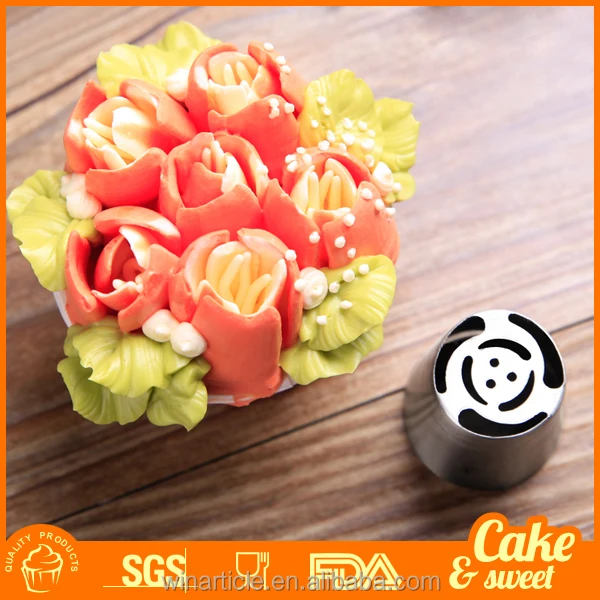 Stainless steel Russian cake icing nozzles set
