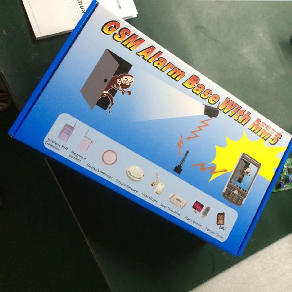 Shop Anti-Theft GPRS MMS GSM Alarm with Camera