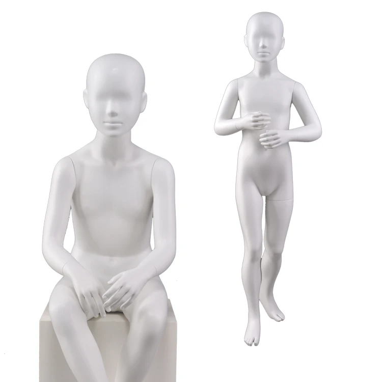 Abstract teenager little girl and boy kids store display children mannequin manikin for sale