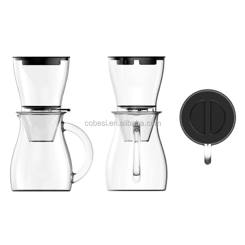 1.4L Hand Made Quick Glass Cold Brew Coffee Maker For Espresso