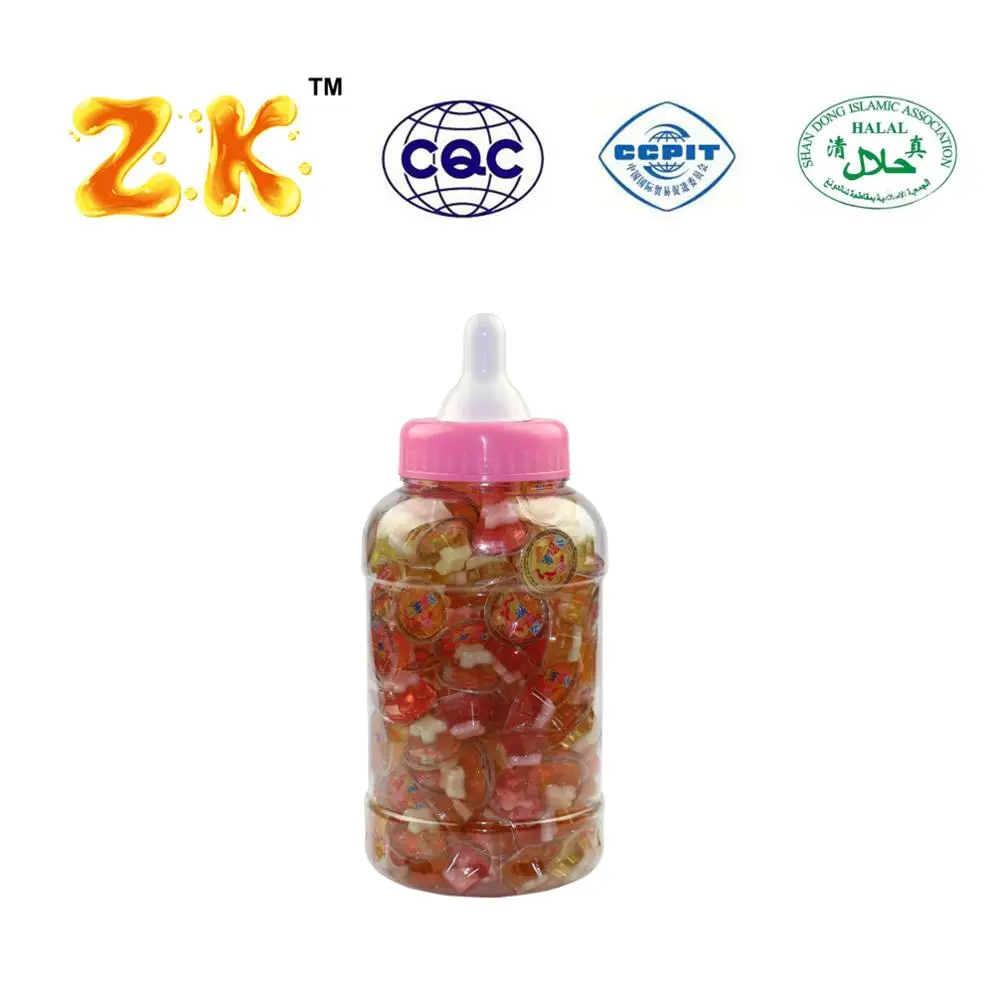Factory wholesale 15g mini cup jelly Feeding Bottle packing coconut soft jelly fruit cup