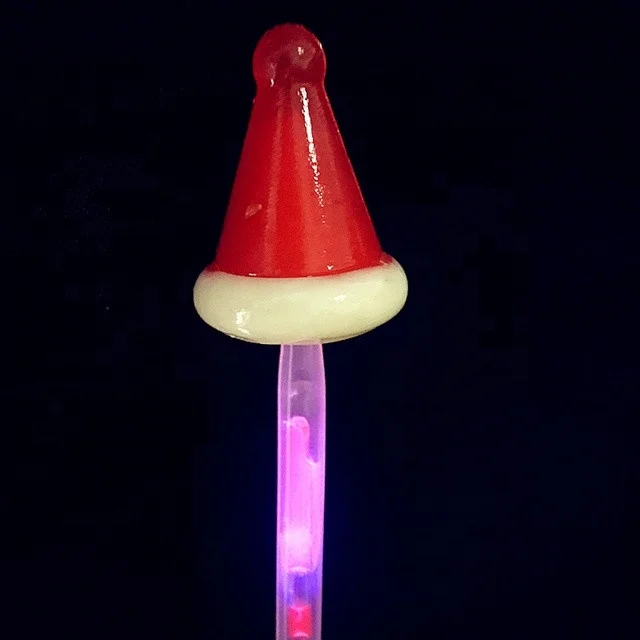 Christmas mix fruit lighting hard lollipop candy for wholesales