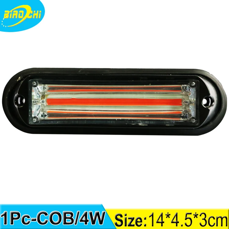 Biaochi 4 Вт/14 см мини lighthead аварийного предупреждающий сигнал свет нескольких крепление полиции стробоскопы