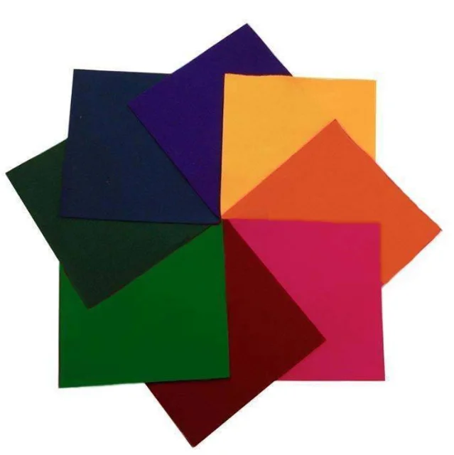 
factory needle colorful merino nonwoven fabric 3mm 5mm thick 100% german wool felt 