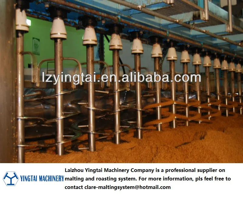 English - Thai malt machine, malt factory, brewery and brewery malt machine.