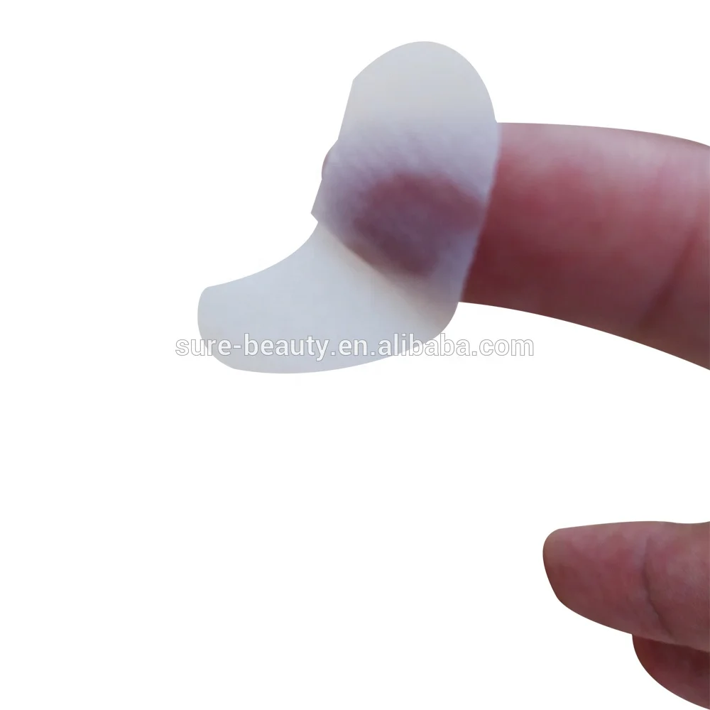 2pair /bag Super Thin Eye Pad Collagen Hyaluronic Eyelash Pads Gel Eyelash Patches Lint Free Gel Under Eye Pads