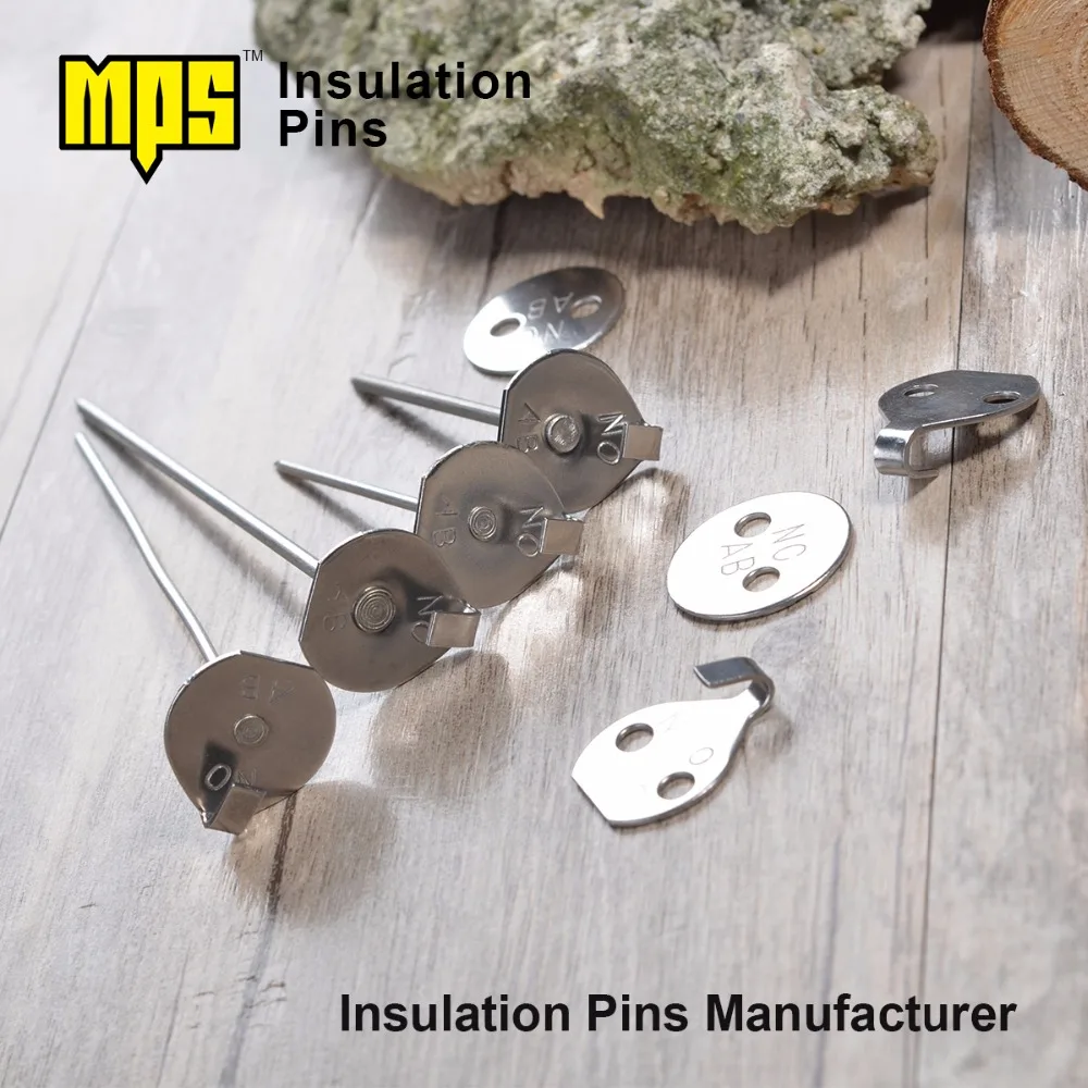 Factory Stainless Steel Insulation anchor pins for Securing and Tying Removable Blankets