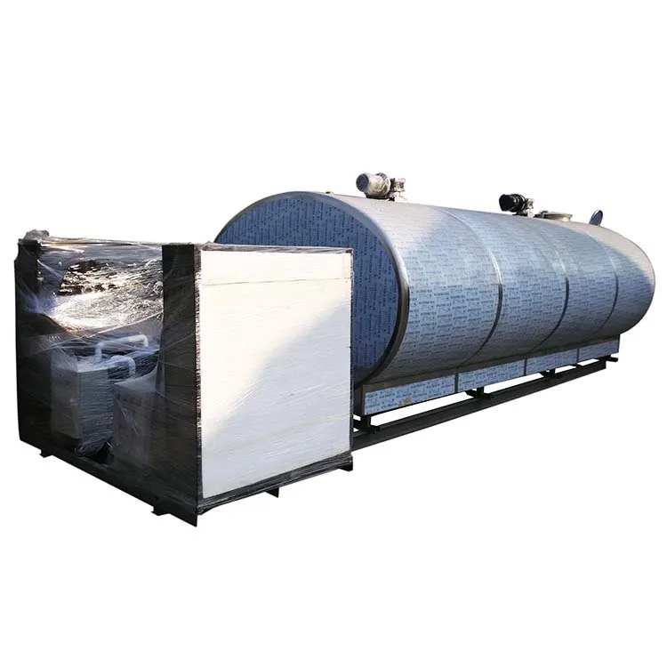 Stainless steel KLN milk chiller raw bulk milk cooling tank