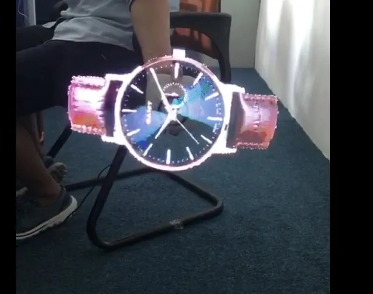 Presale naked eye 3d holographic advertising machine 3 d holographic projection imaging rotating air suspension stereo imaging