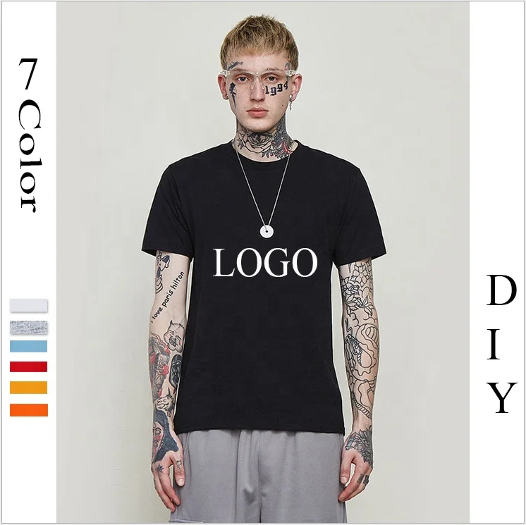 Китайское производство, Мужская футболка с принтом и индивидуальным дизайном