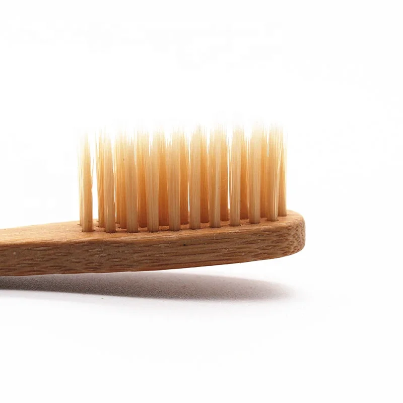 Cute natural environmentally friendly degradable bamboo toothbrush