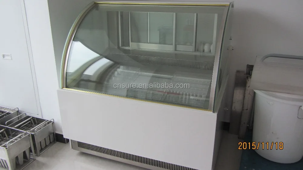 Коммерческая мороженое витрина / шкаф дисплей
