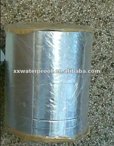 self-adhesive bitumen waterproof seal tape with Aluminum foil film