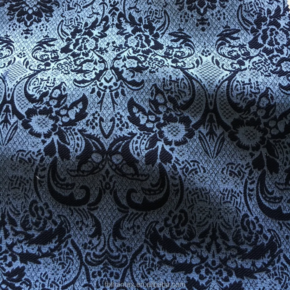 Western Palace Pattern Design Jacquard Fabric