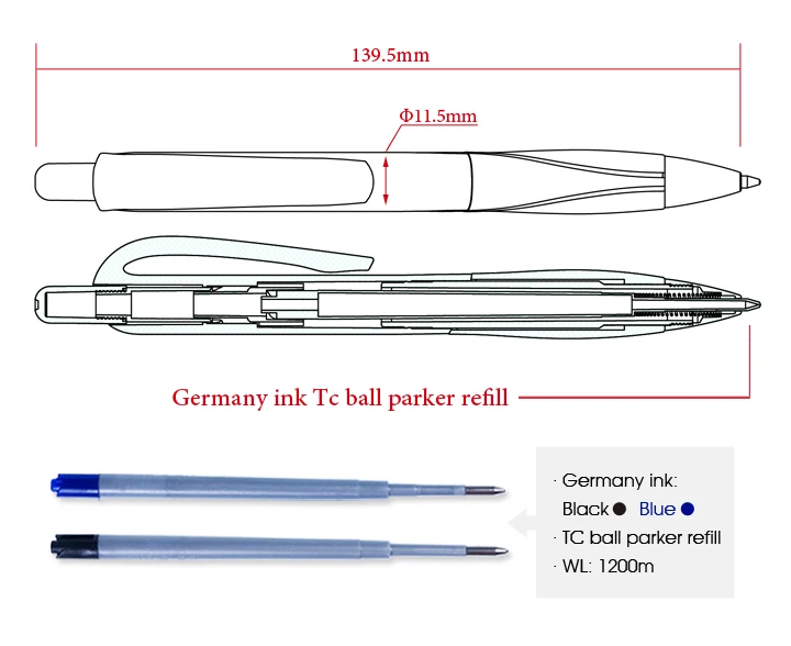wholesale no minimum order custom logo boligrafos  red blue orange green yellow white pens with custom logo