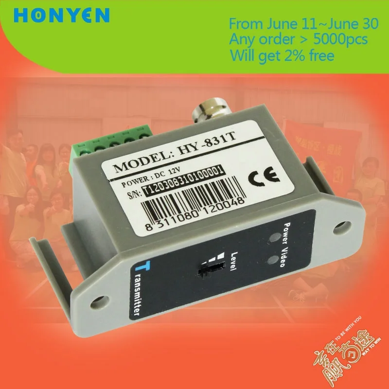 
Best price single channel active transmitter UTP twisted-pair video balun 