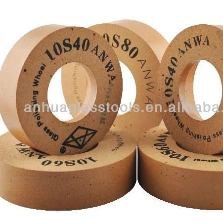 Deway Glass Edging Machine in Step Coarse Polishing By 10S Polishing Wheel