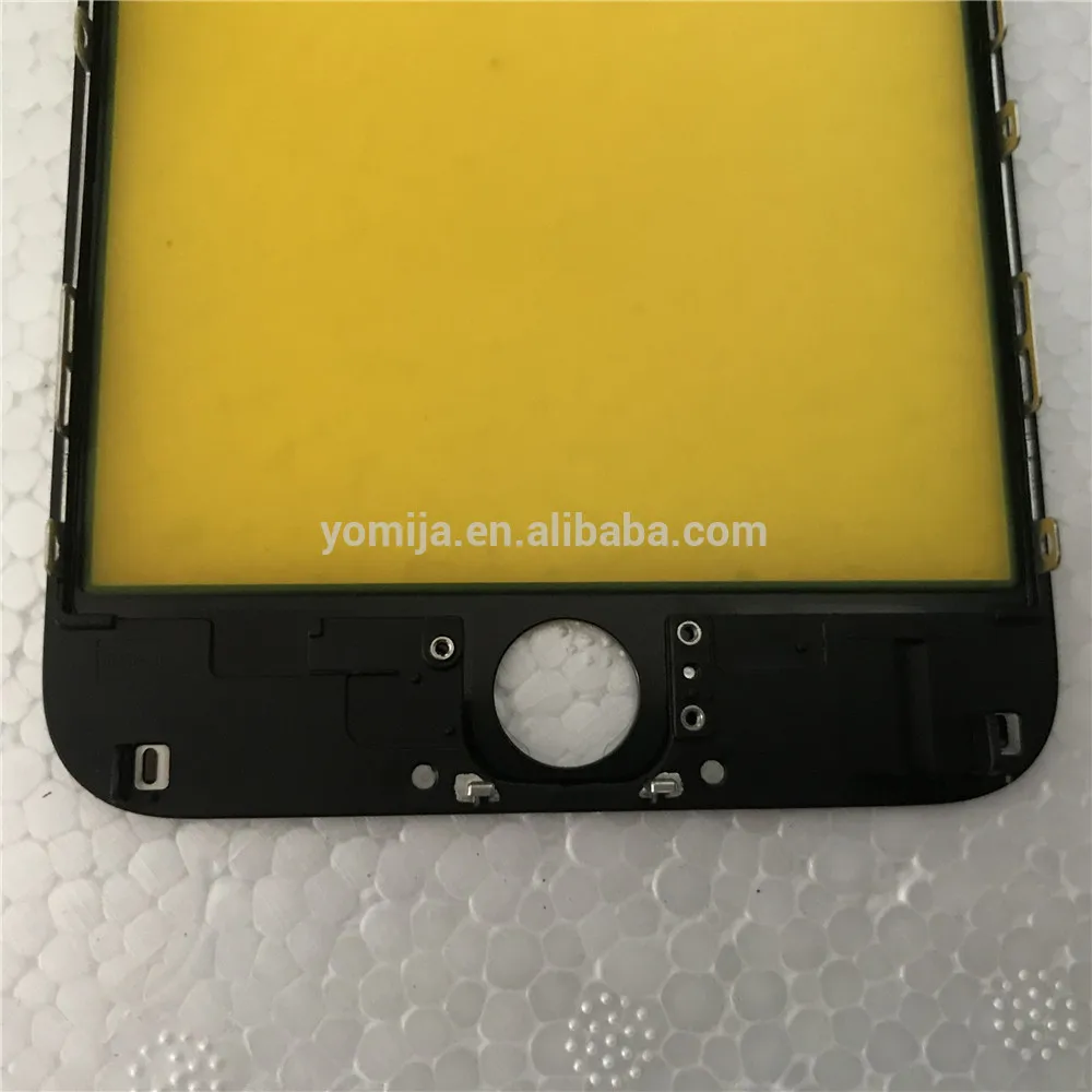 3 в 1 холодной пресс стекло с рамкой earmesh сборки для iphone 5 5S 5c 6 s плюс 7 8