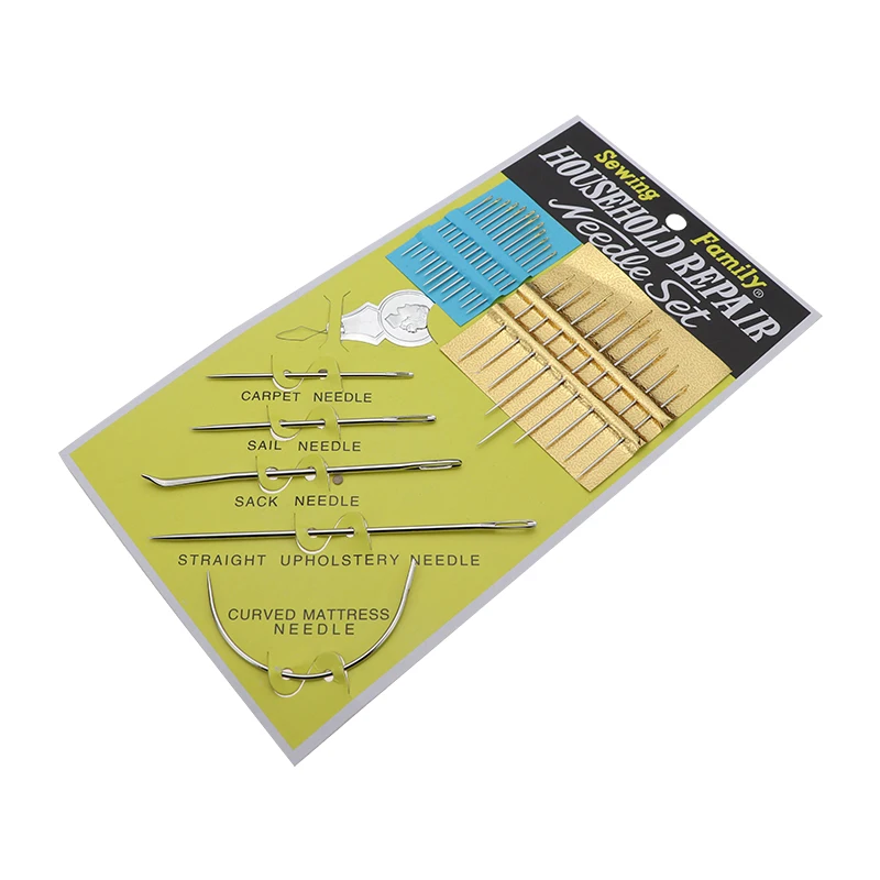 Sewing Tools Yellow Plate Embroidery Sewing Needles Needle Card