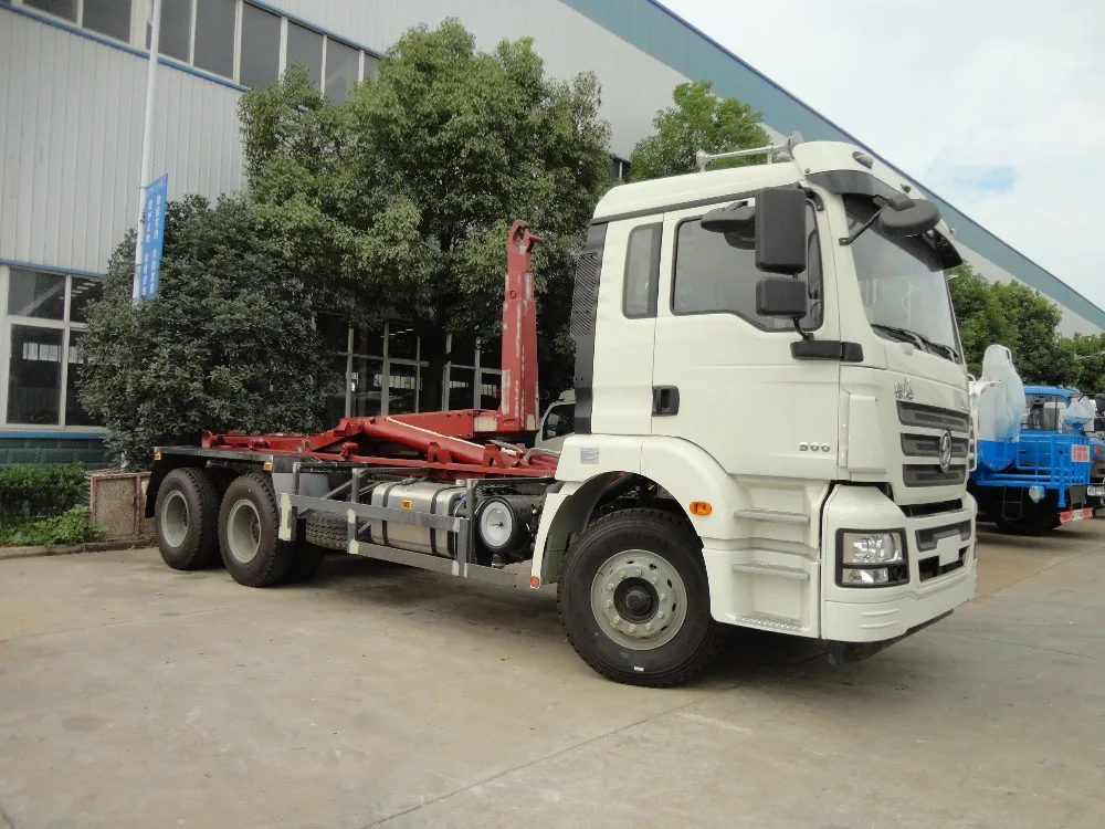 14m3 15m3 16m3 roll on roll off container carrier truck shacman 10 wheeler price