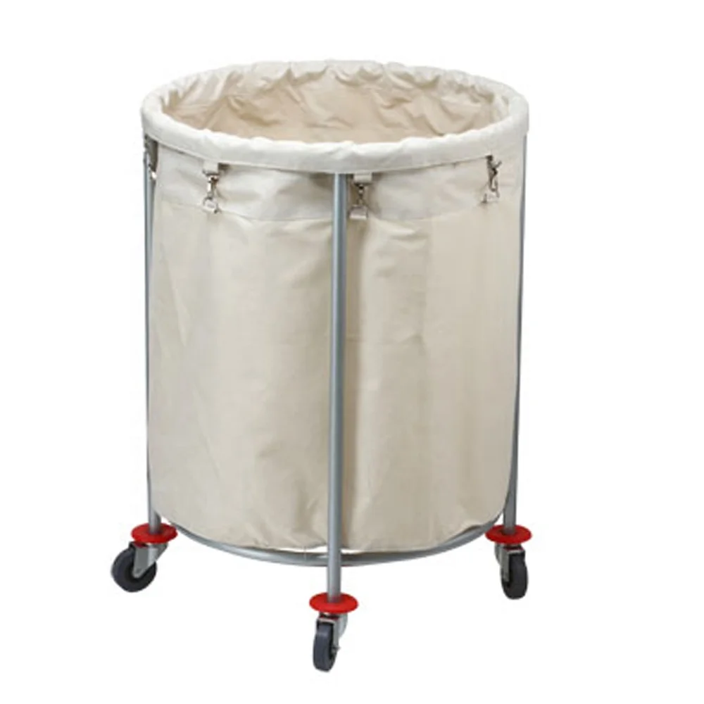 High Quality Hotel Cleaning Hospital Laundry Linen Bag Trolley