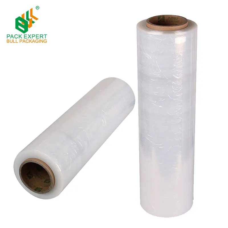 Virgin raw material lldpe black 20 micron stretch film