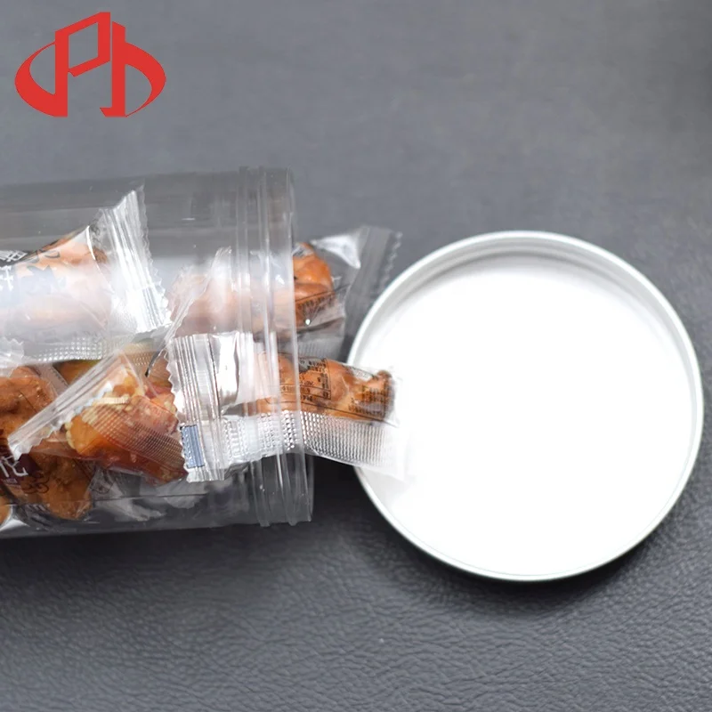 plastic candy jar wide mouth food packaging canister honey cookies storage bottle