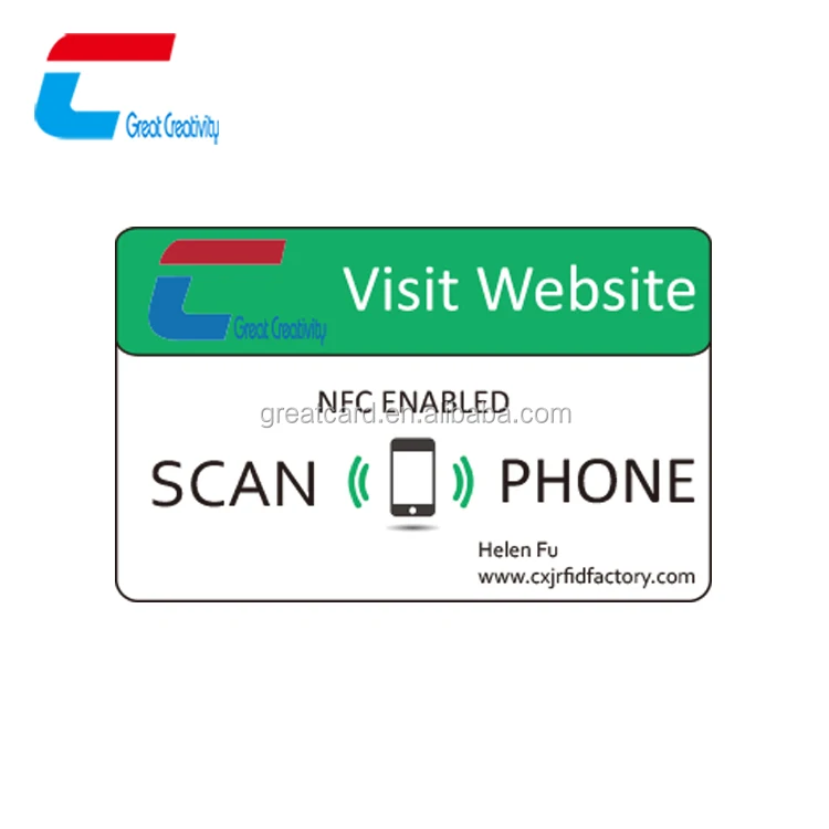 
NTAG213 Chip Paper NFC Card 