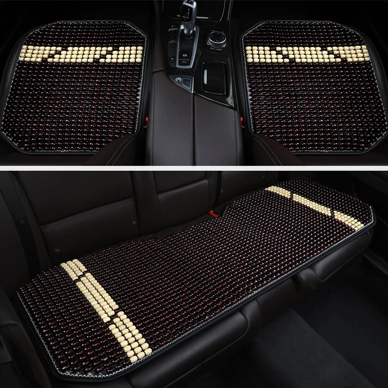 Comfortable wood beads seat cushion cooling wooden car seat cushion in car