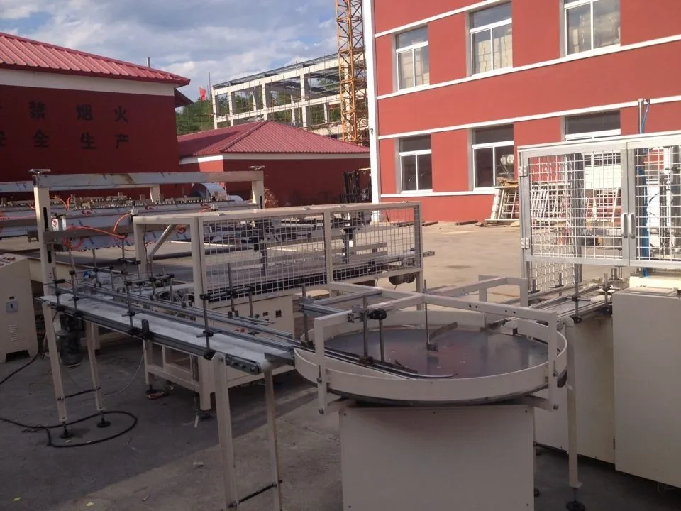 Candle wick cutting and gluing machine for candle making