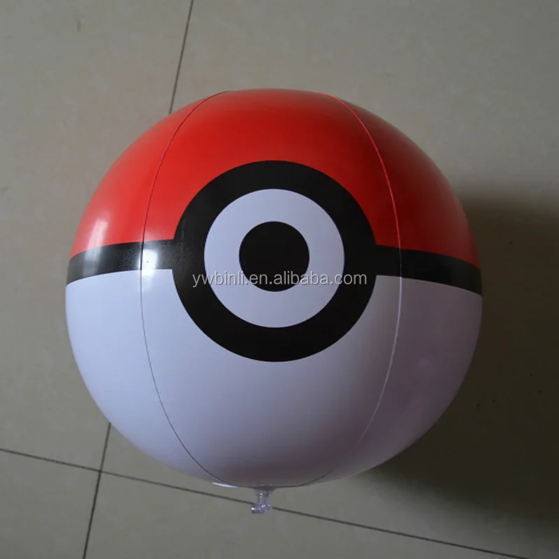 Hot sale PokemonXY inflatable Monster Ball Kids Summer Beach Ball
