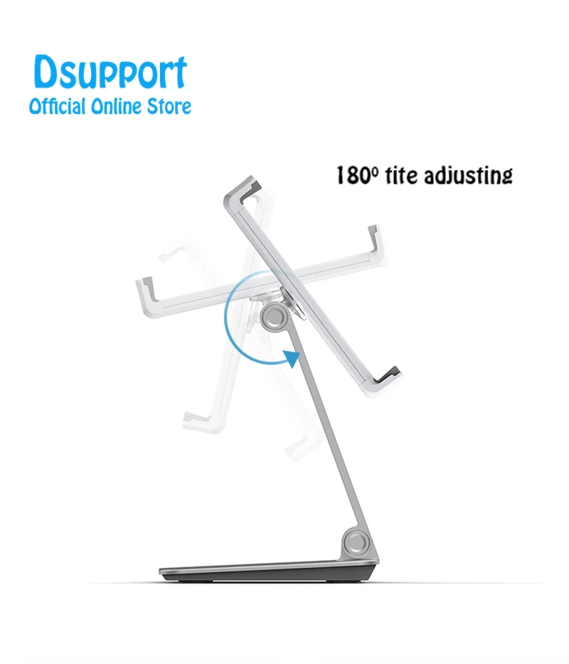 Держатель для планшета Full Motion 4-13 дюймов, универсальная Складная подставка для смартфона и мобильного телефона, ленивый держатель для планшета и ПК