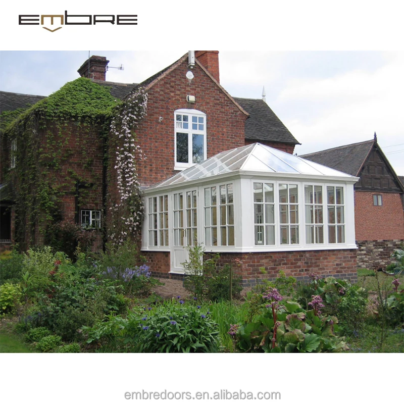 
Non-thermal break outdoor glass house for pool solarium sun room 