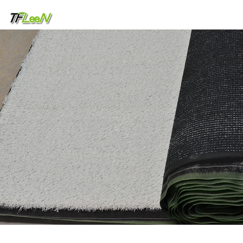 
Factory Manufacturer White Landscape Covering Grass Artificial Turf For Ski 