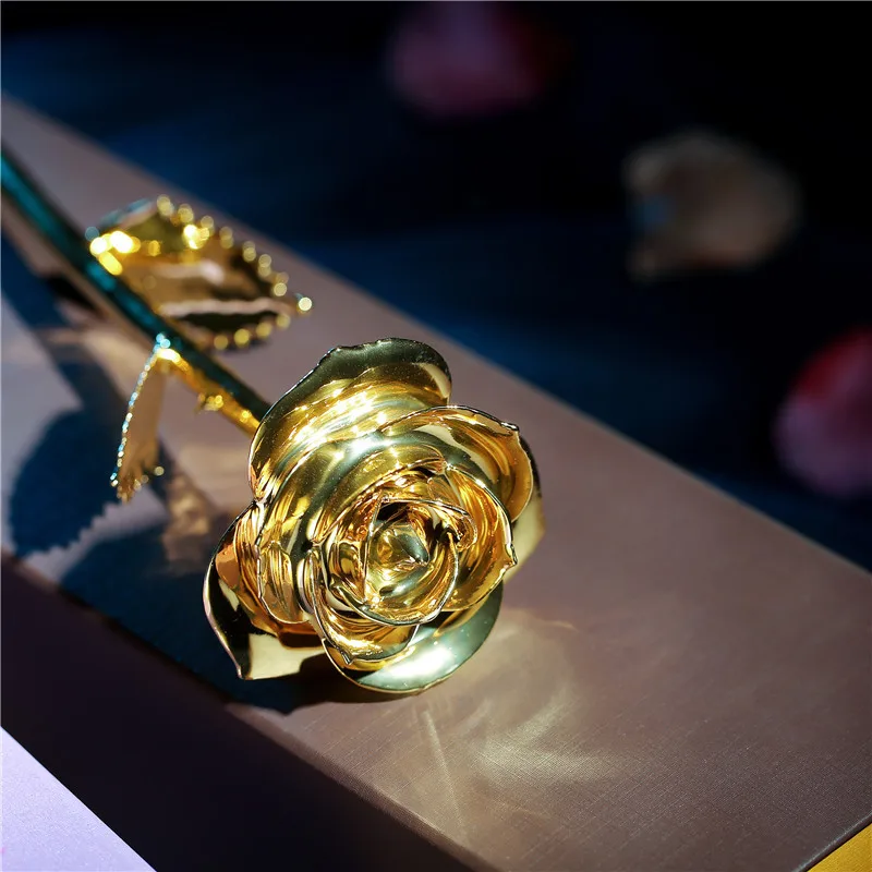 24K Gold Rose Real Dipped Rose
