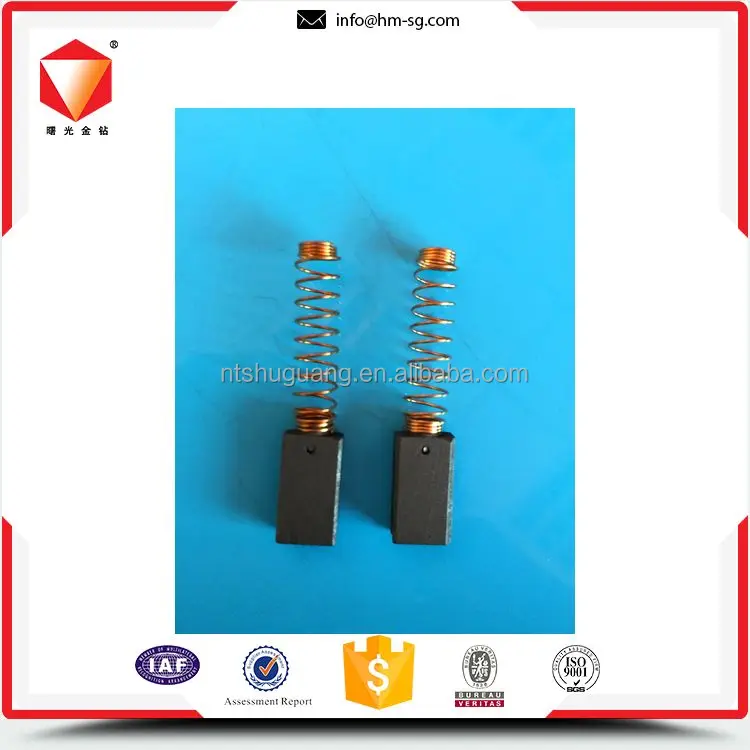 Top supplier low density carbon brushes for hilti motors