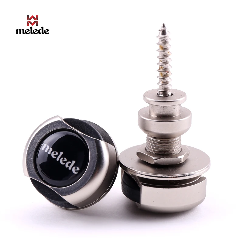 Guitar Strap Hardware Zinc Alloy Silver Guitar Strap Lock in Stock