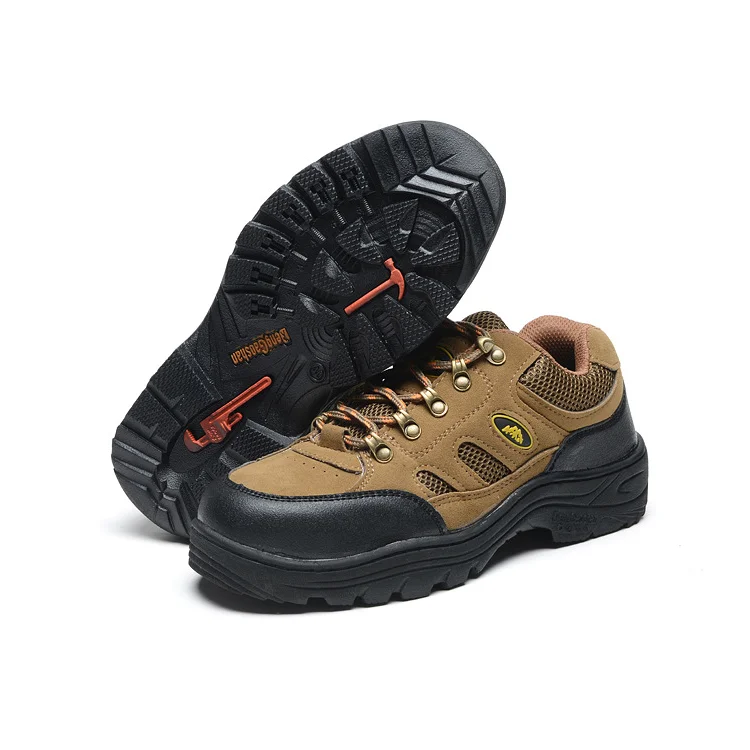 FUNTA Men Safety Shoes Breathable Hiking sports shoes or Steel Toe Work Boots