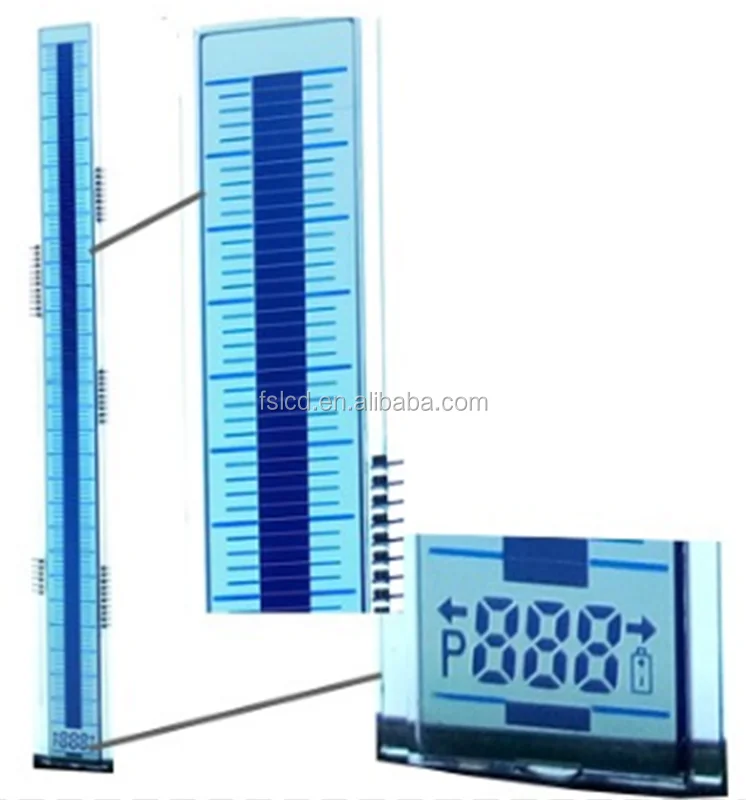 TN Monochrome Lcd Module OEM Lcd Manufacturer Bar Type Lcd Display