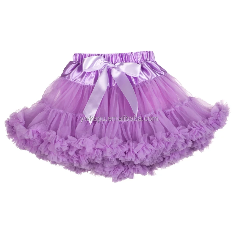 Wholesale fluffy tutu skirt for girls baby children tulle skirt 1 year old baby clothes