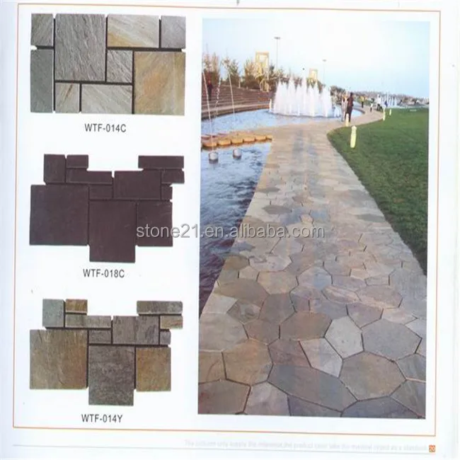 CE certificate landscaping slate rock