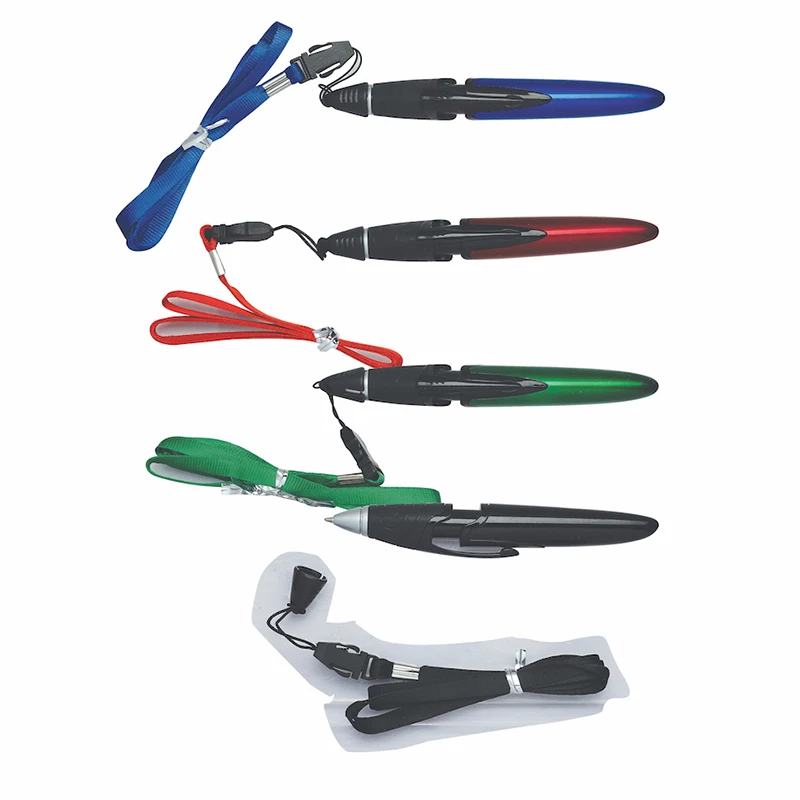 Lovely Designed Hang rope Plastic Ball Pen For Promotion