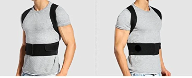 Women and Men Back Brace Lumbar Support Back and Shoulder Brace Posture Corrector