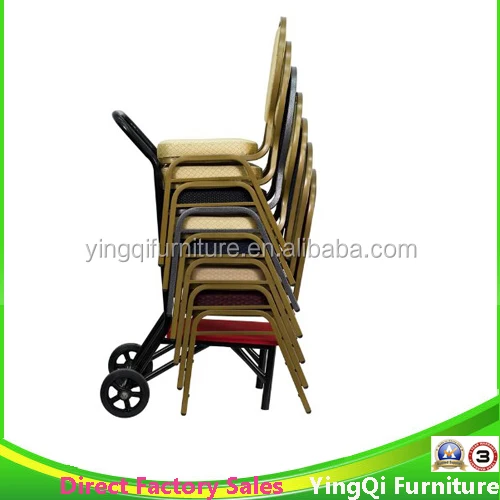 Stacking Hote Banquet Chair Church Chair Trolley Dolly