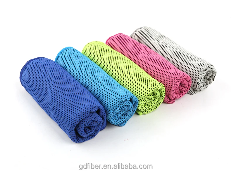 March Expo Wholesale Women Workout Fitness Absorbent Quick Dry PVA Cooling Towel Square Neck Cooling Scarf