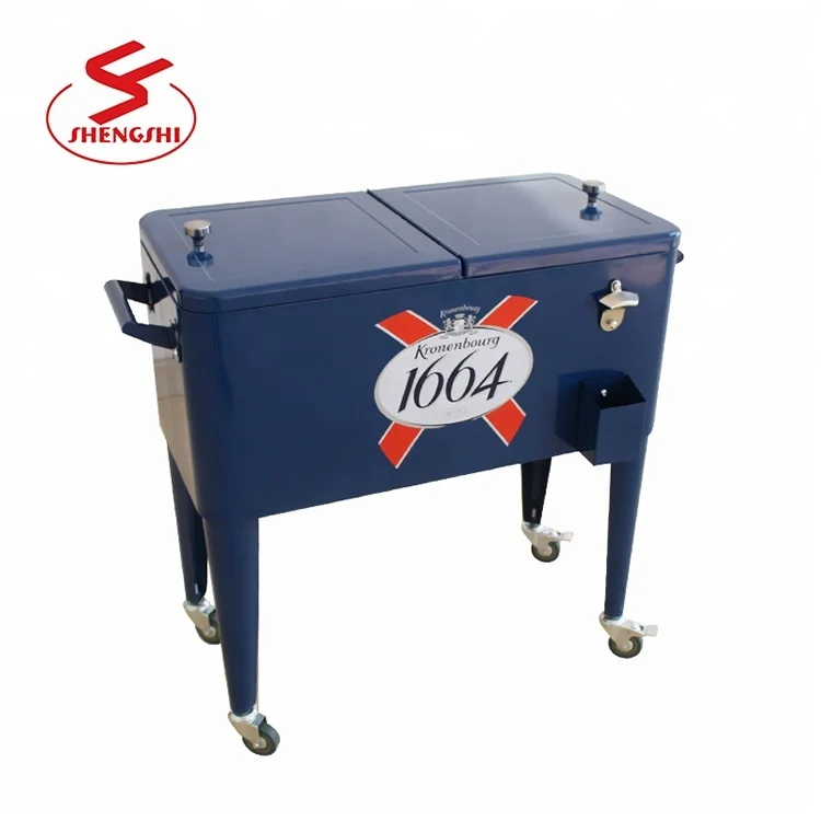 Newest fashion outdoor picnic beer drink cooler With wheels