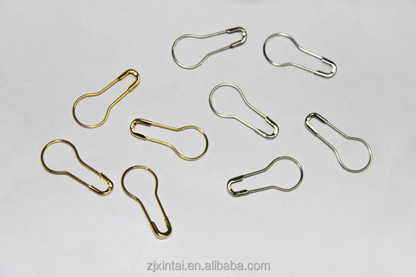 wholesale metal pear shape safety pins with good quality