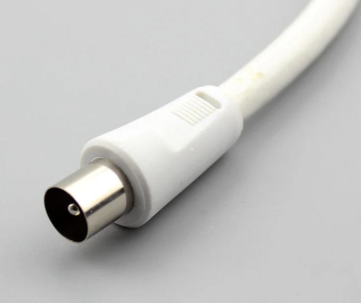 Кабель в сборе, ТВ коаксиальный Воздушный кабель, ТВ свинцовый экранированный антенный коаксиальный кабель, RF штекер-штекер