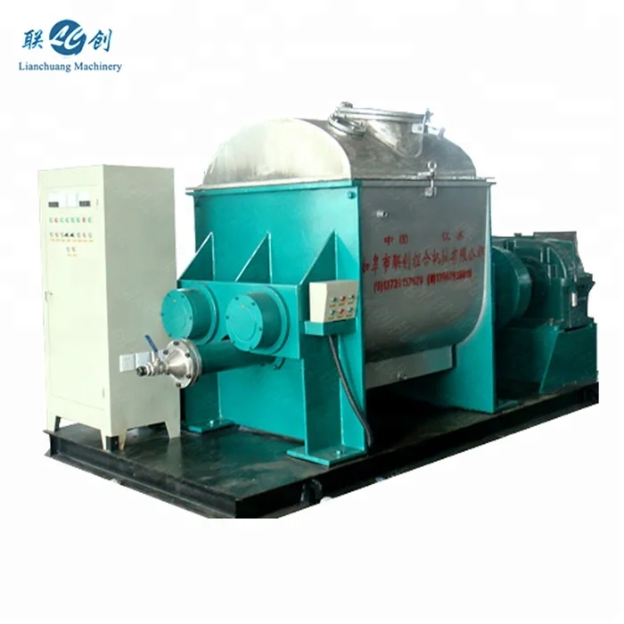
calcium sulfate/calcium carbonated mixed with fluid/liquid filler kneader machine 